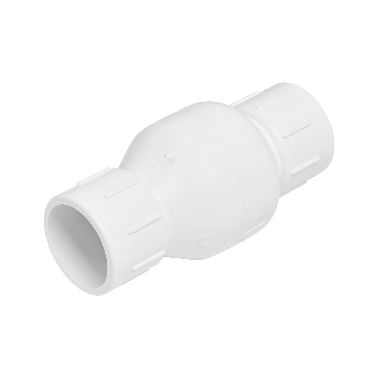 The NDS 1-1/2 in. Adjustable Spring Check Valve has a slip connection for IPS pipe and comes with a 30 lb spring (NDS 1228V15)