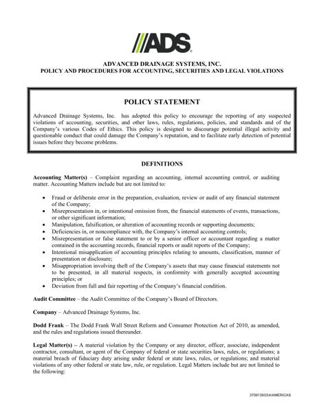 Whistleblower Policy