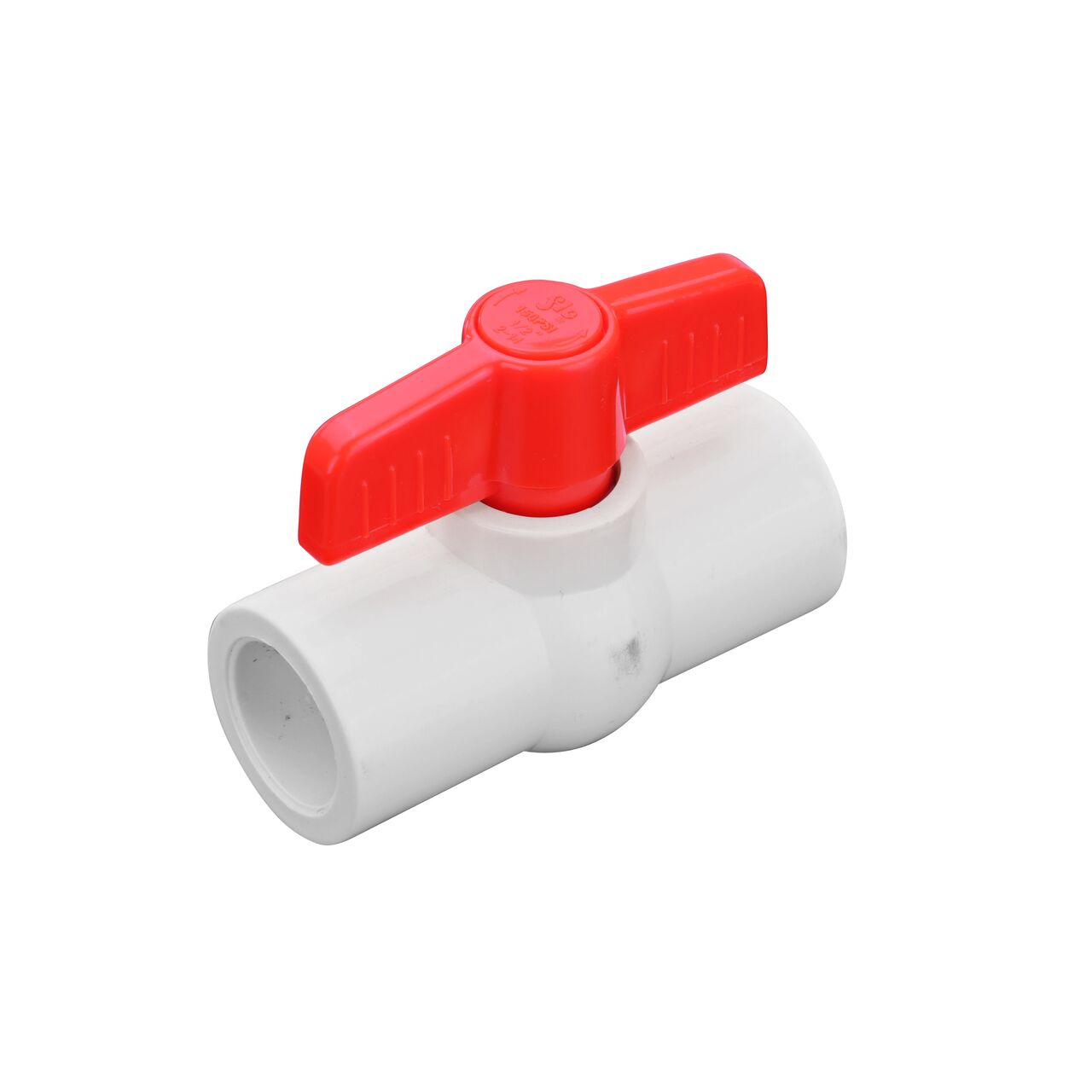 NDS 1/2 in. PVC CTS Ball Valve is a leak-resistant valve that connects two 1/2 in. Sch. 40 pipes in an irrigation or other pressurized system and prevents the backflow of water (NDS E1310-05)