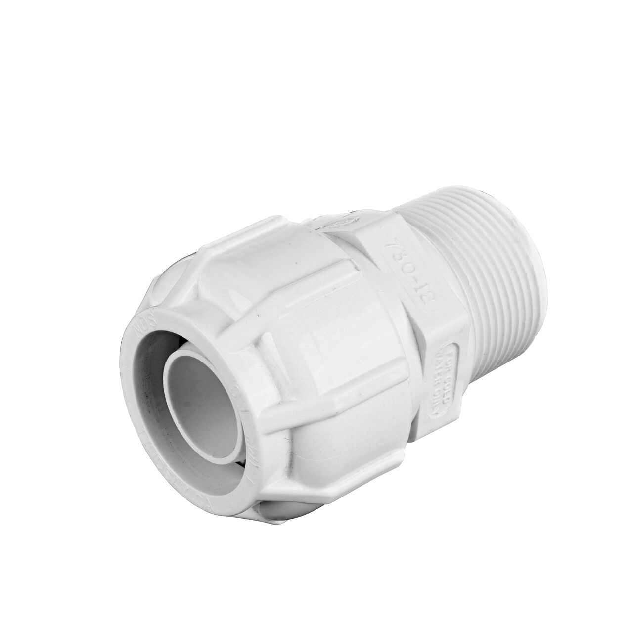 The NDS 1 1/4 in. Flo-Lock™ Gripper Adapter provides a leak-resistant connection between pipes (NDS 730-12)
