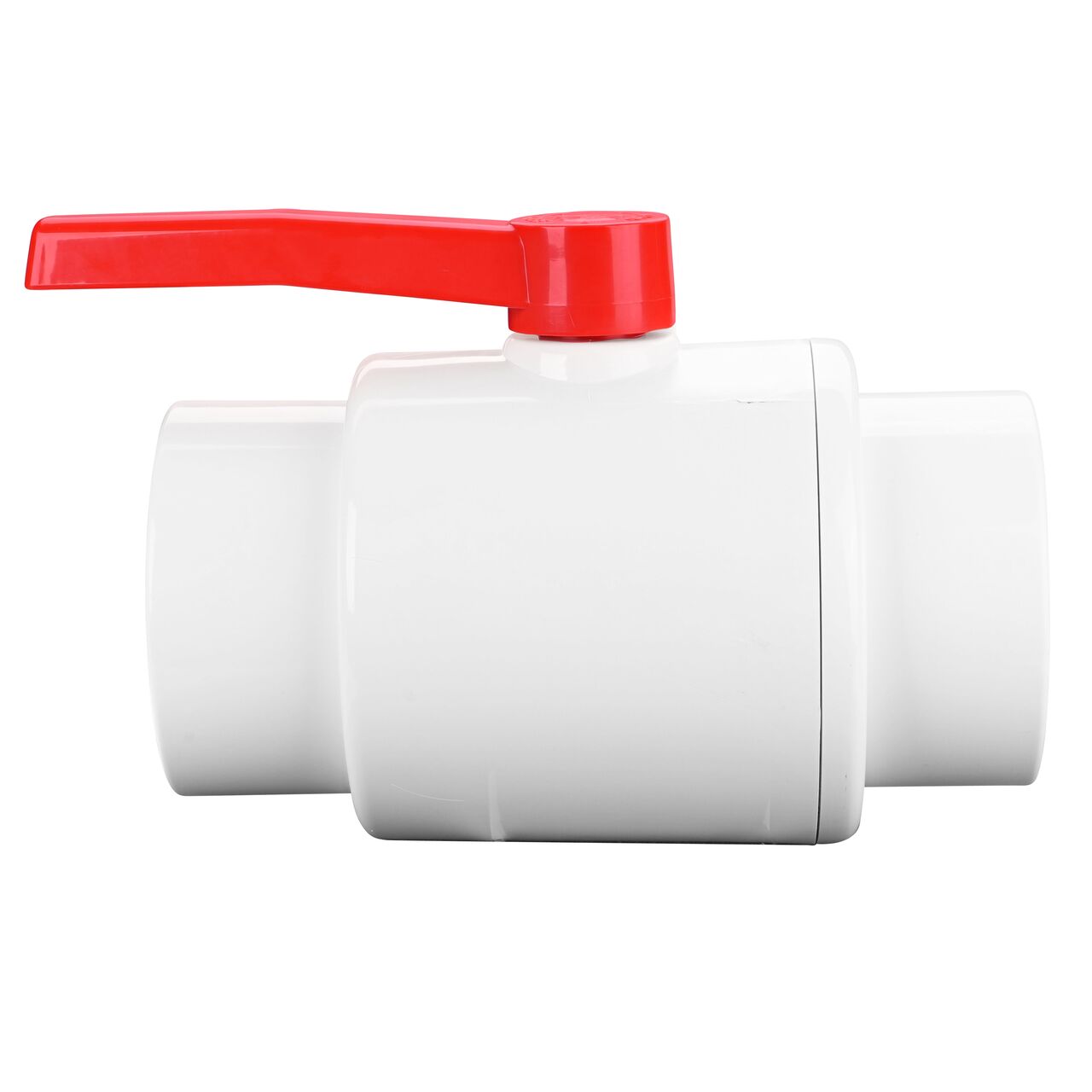 NDS 6 in. PVC CTS Ball Valve is a leak-resistant valve that connects two 6 in. Sch. 40 pipes in an irrigation or other pressurized system and helps prevent costly property damage, pipe corrosion, and system issues (NDS E1310-60)
