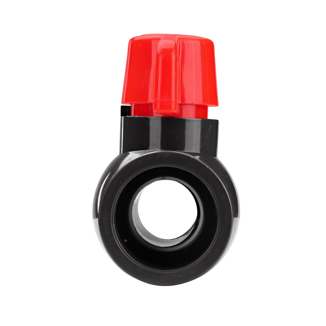 NDS 1 in. PVC IPS Ball Valve has a handle to easily rotate the ball and close off pipelines which is perfect for pool and spa, irrigation, and plumbing installations (NDS E1610-10)