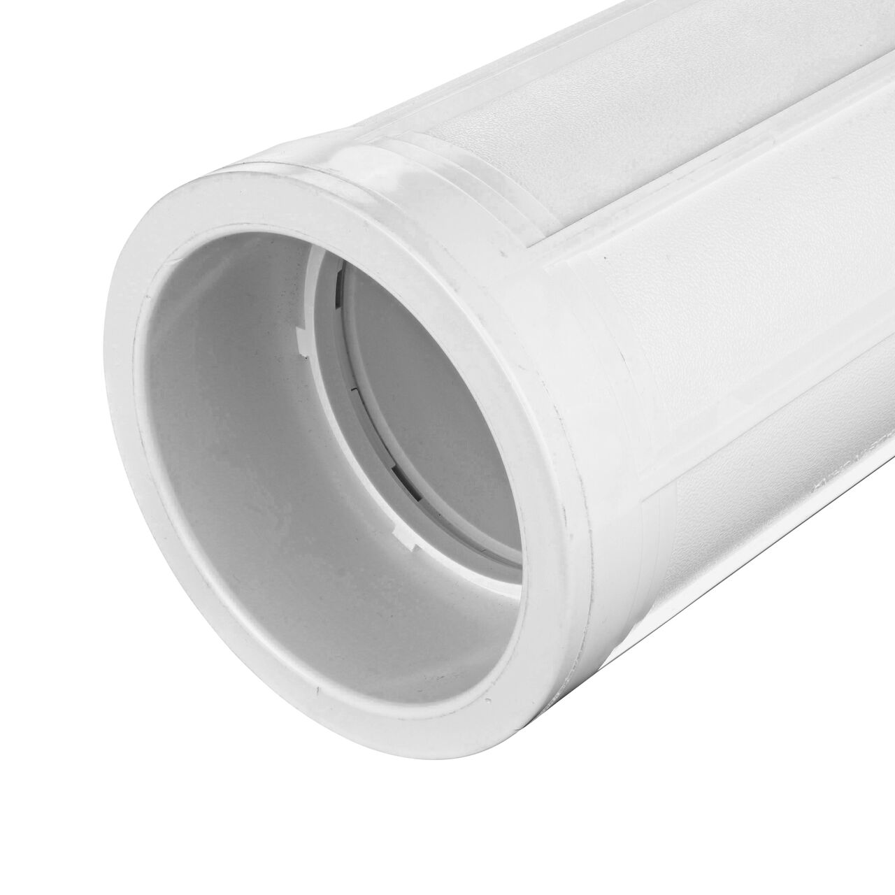 Closeup view of the 4 inch slip end with Patented Grip-Lock technology and Easy-Grip handle on the Pro-Span 4 in. Expansion Repair Coupling (118-40)