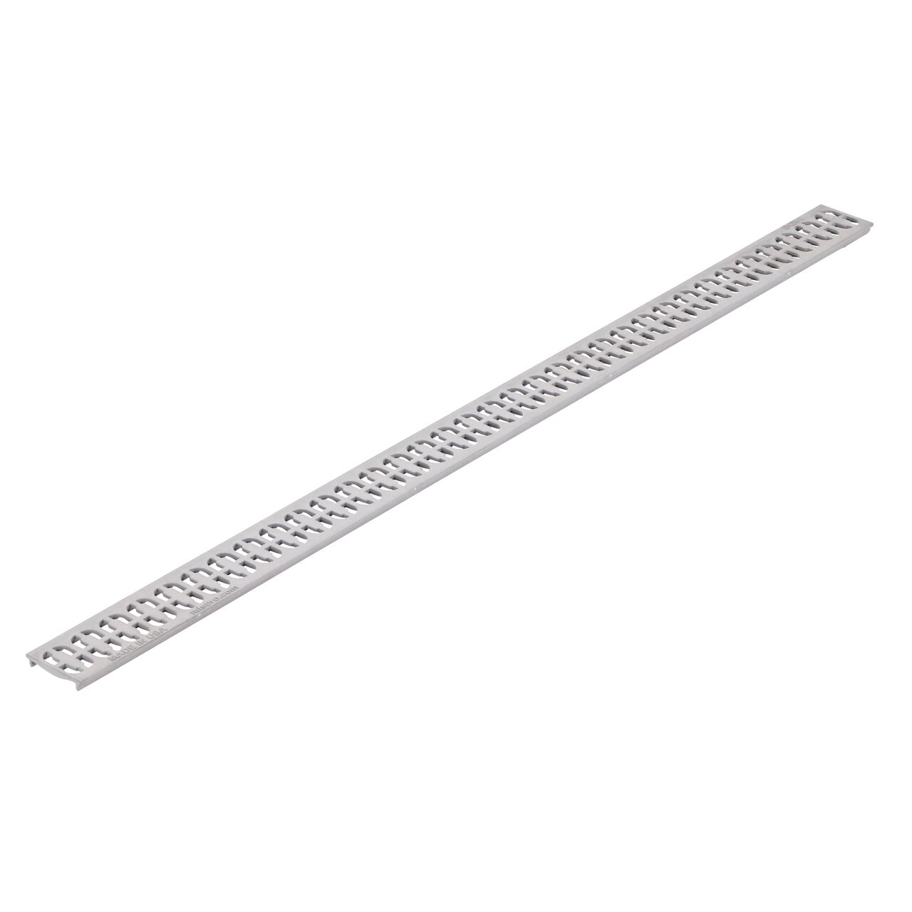 Hero shot of the Slim Channel™ Gray Decorative Chain Design Drain Grate (NDS 9263)