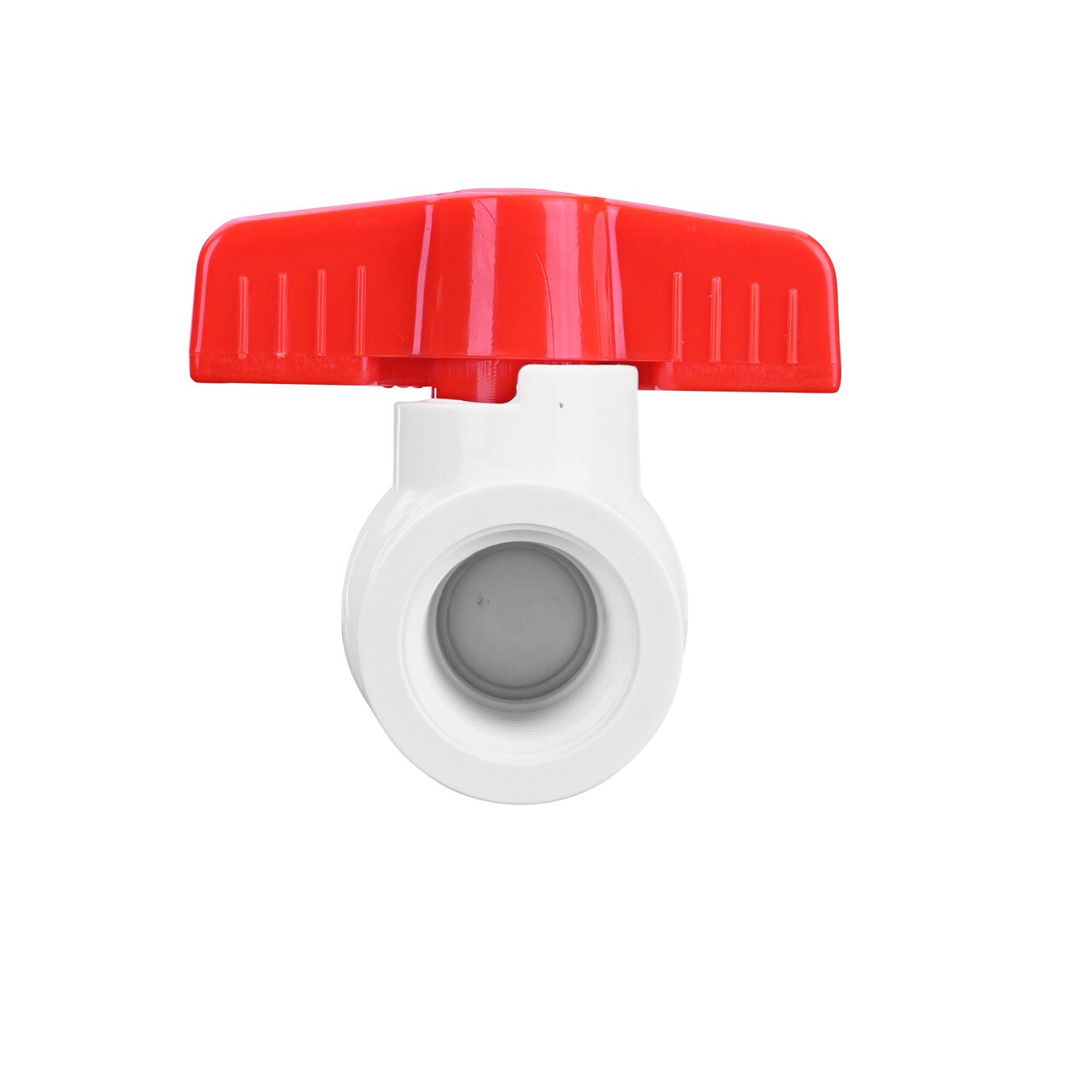 NDS 1/2 in. PVC IPS Ball Valve have a handle to easily rotate the ball and close off pipelines which is perfect for pool and spa, irrigation, and plumbing installations (NDS E1320-05)