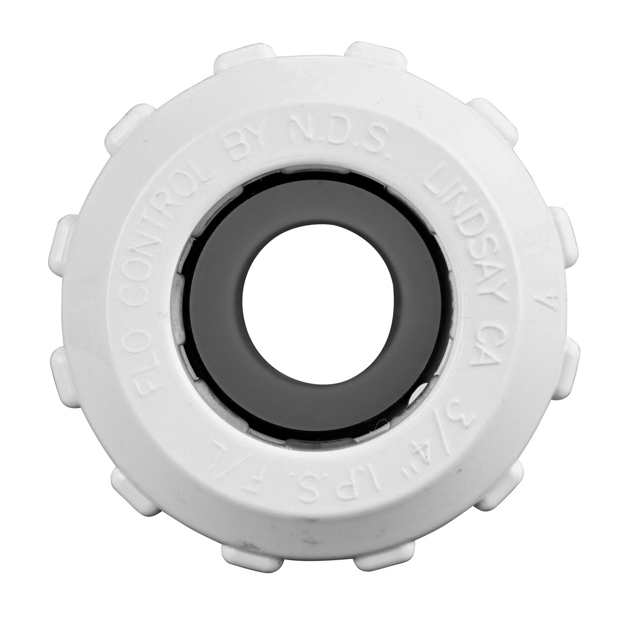 Steel Gripper and EPDM O-Ring provides a leak proof connection on the NDS 3/4 in. Flo Lock Gripper Adapter (NDS 135-07)