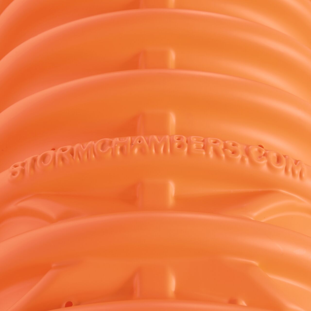 Closeup of any marking or branding on the NDS StormChamber 18 in. Start unit (NDS SC-1820-S-O)