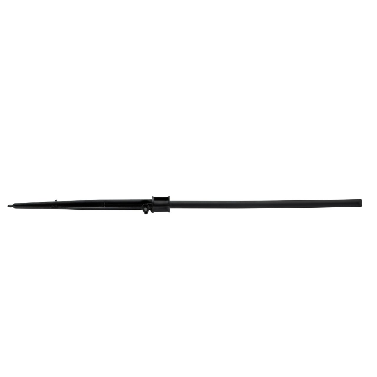 Side View of the NDS 6 in Stake with 8 in. Riser which can rise up to 8 in. above the stake (NDS S5R8)