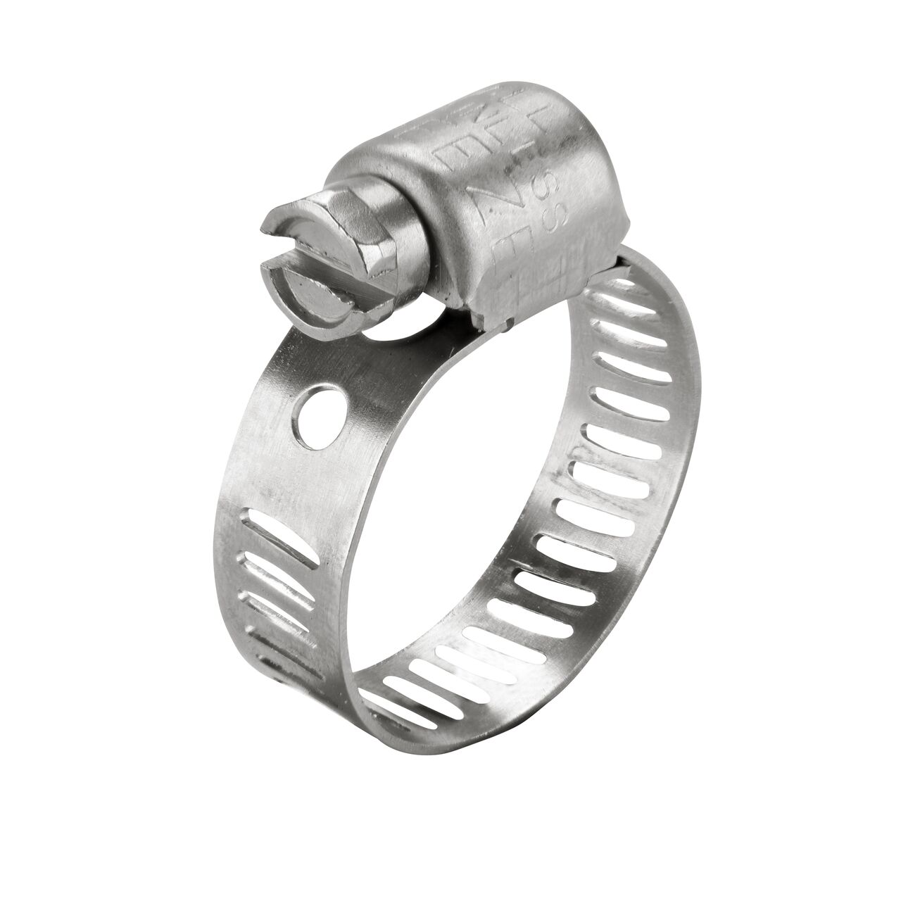The NDS 1/2 in. - 29/32 in. Worm Drive Hose Clamp SAE 6 with 5/16 band width (NDS 3606) reduces hose corrosion and system issues