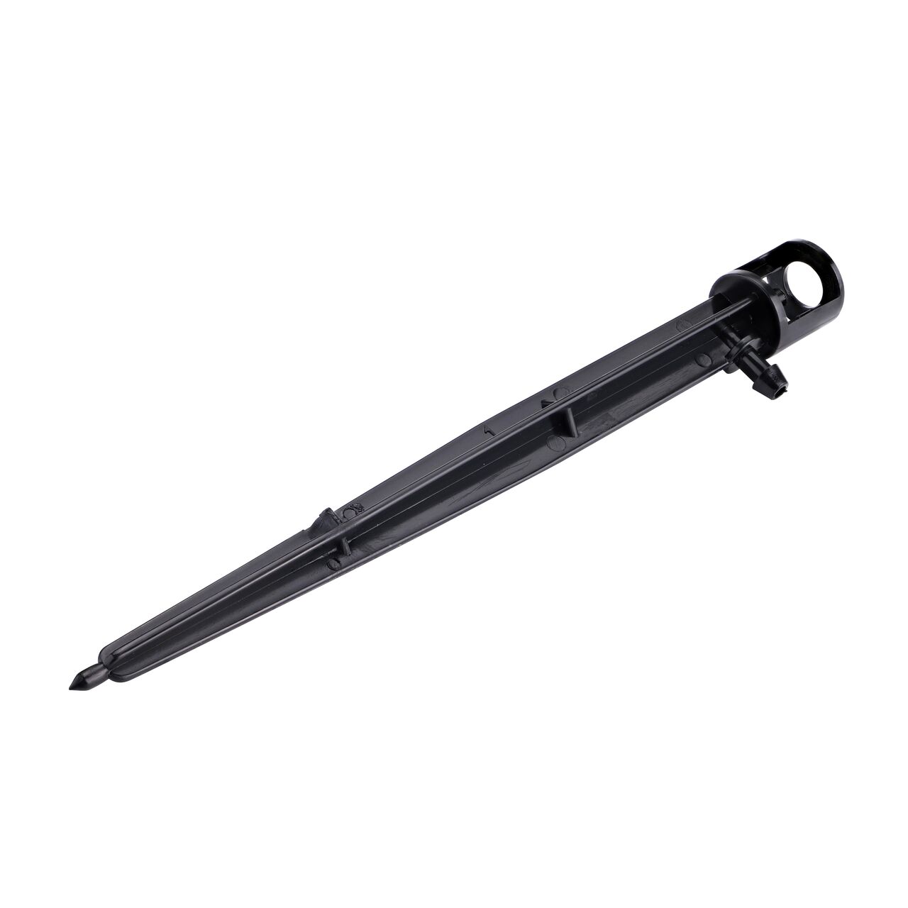 NDS 6 in. Stake with 1/4 in. Barbed Side Inlet and 10-32 Threaded Top Outlet (NDS S 5)
