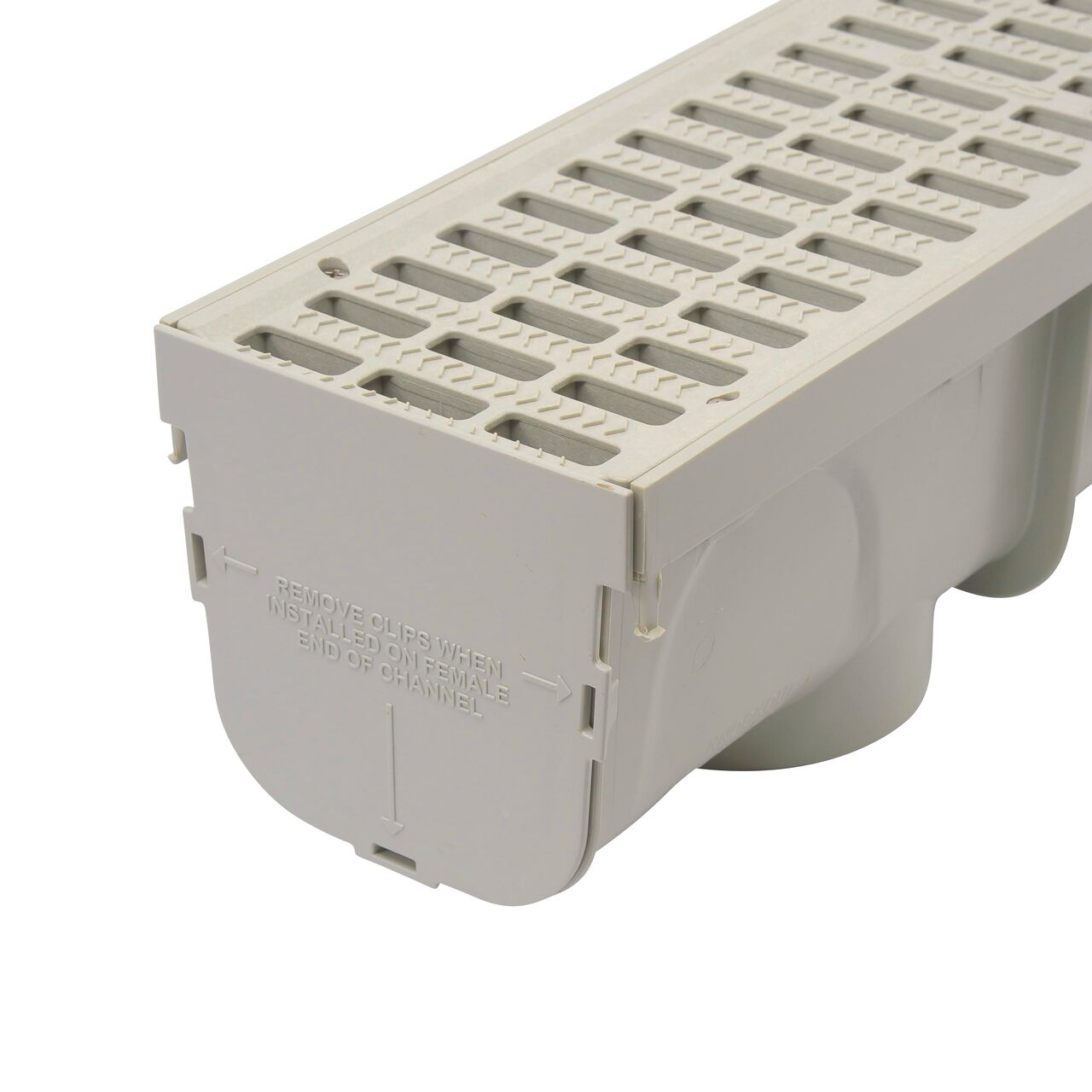 NDS 5 in. Pro Series End Cap attaches to end of 5 in. Pro Series Channel Drain to seal end (NDS 864G*, NDS 864, NDS M864G, NDS 800, NDS 814, NDS 812)