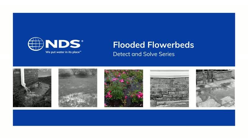 Video, How to Prevent Flooding in Flowerbeds