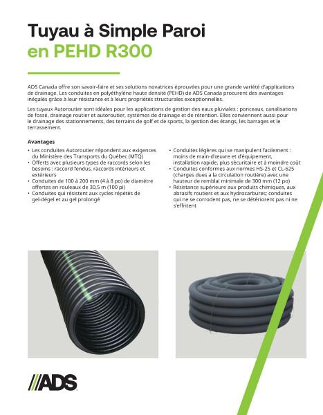 French Canada Highway Pipe Product Sheet
