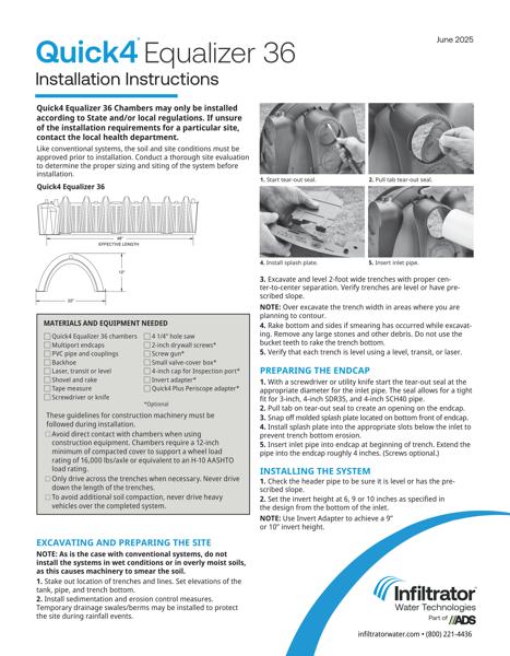 Quick4 Equalizer 36 - Installation Instructions