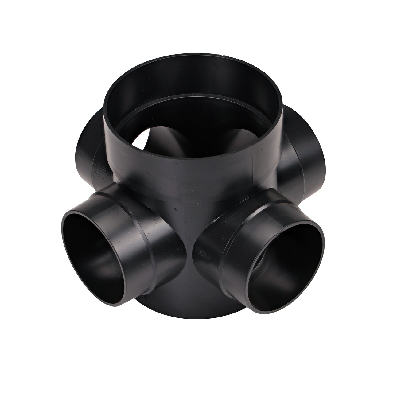 NDS 6 in. Round Spee-D Catch Basin Drain with four outlets (NDS 350)