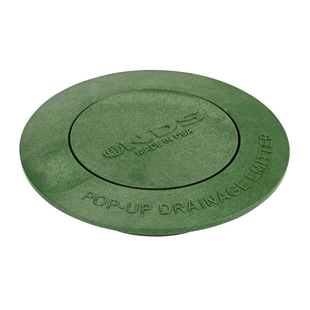 Release excess water with the Pop-Up Drainage Emitter for 3 in. & 4 in. Drain Fittings, Spring Loaded, Green Plastic (NDS 420)