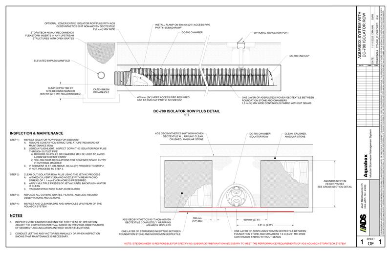 DC-780 Chamber Isolator Row Details