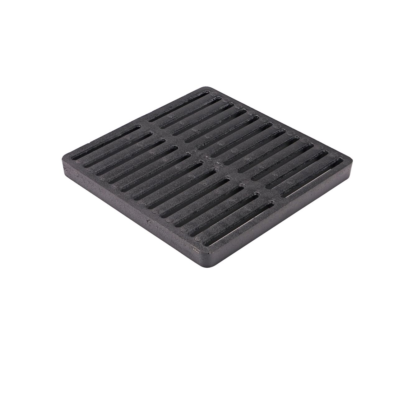 Hero Shot of Ductile Iron Metal Grate 12 in. Square Catch Basin Drain Grate (NDS 1213)