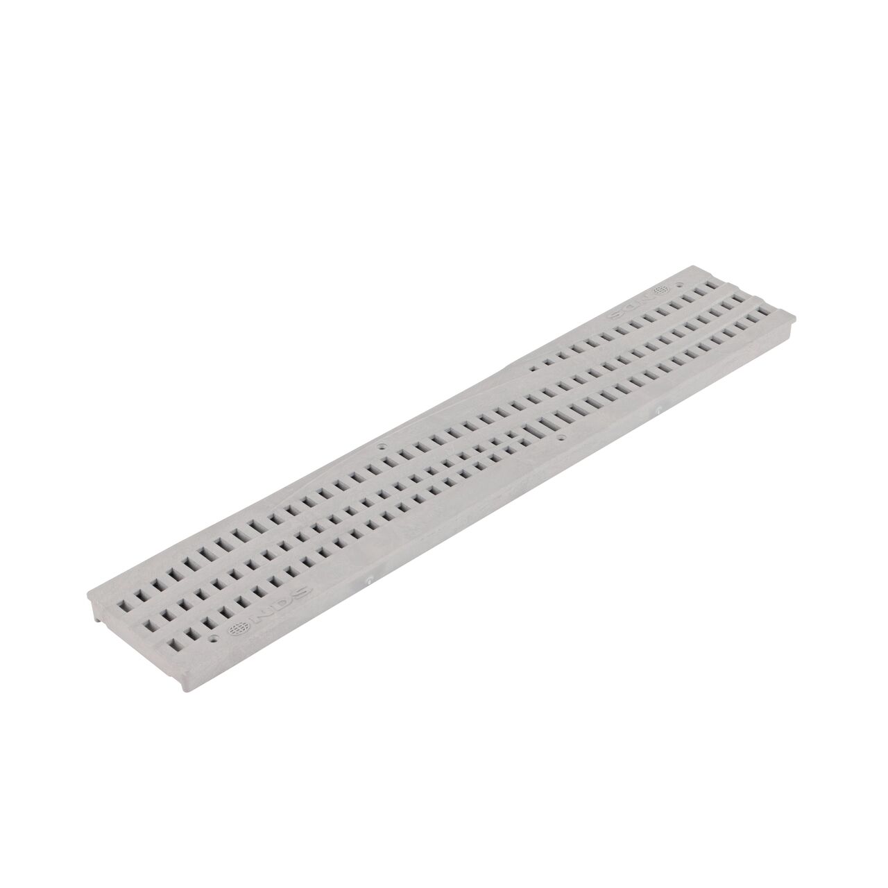 NDS Spee-D® Channel Drain Grate, Decorative Wave Design in Gray Plastic fits Spee-D Channel Drain (NDS 253GYRTL, NDS 253GY)