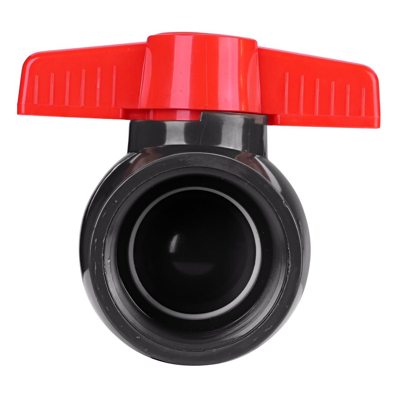 NDS 2 in. PVC IPS Ball Valve have a handle to easily rotate the ball and close off pipelines which is perfect for pool and spa, irrigation, and plumbing installations (NDS E1620-20)