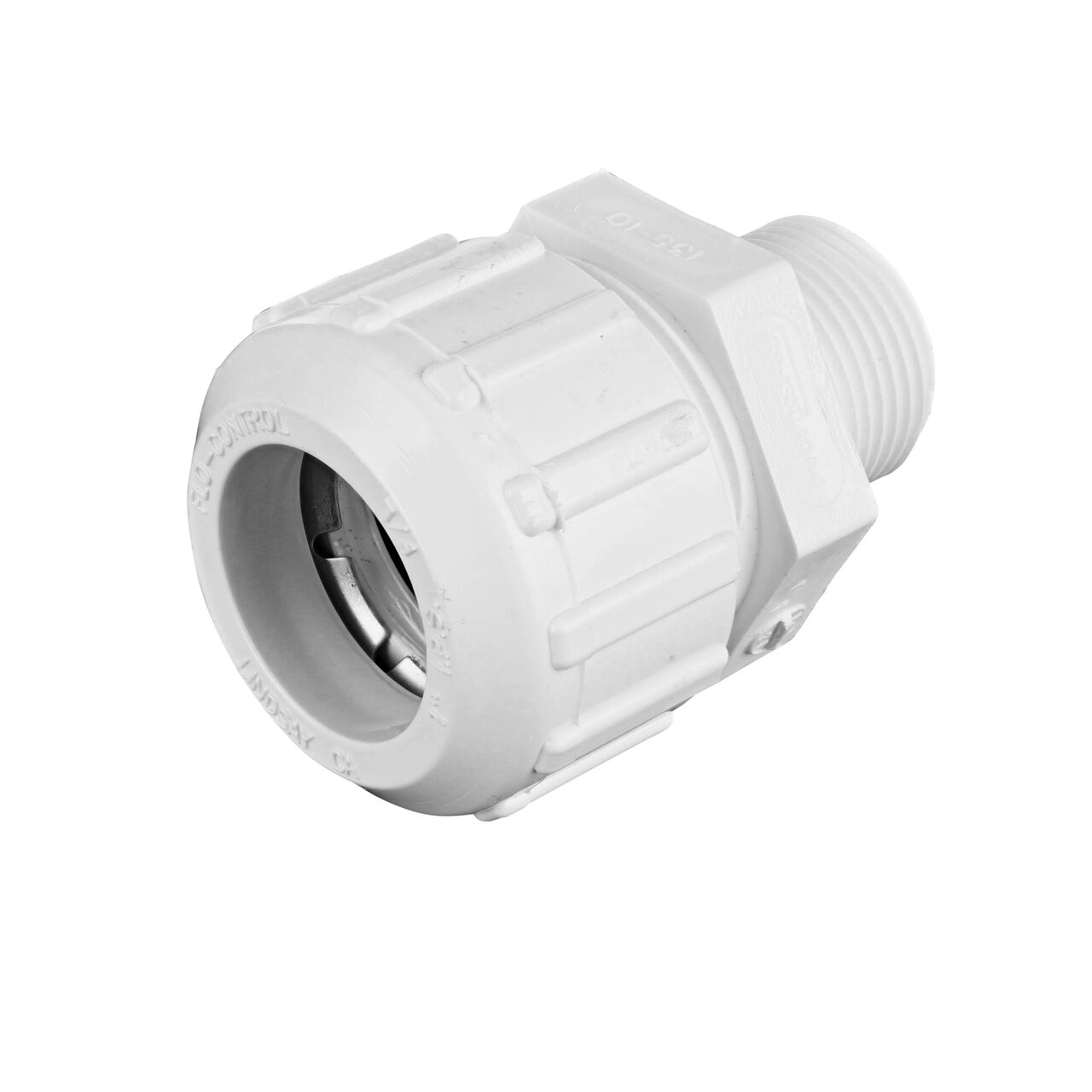 The NDS 1 in. Flo Lock Gripper Adapter provides a leak-resistant connection between IPS pipe and IPS FPT pipe end (NDS 135-10)