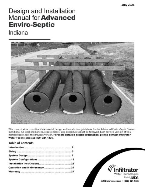 Advanced Enviro-Septic Design and Installation Manual - Indiana
