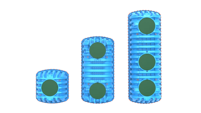 Potable Tank Family - Top Down