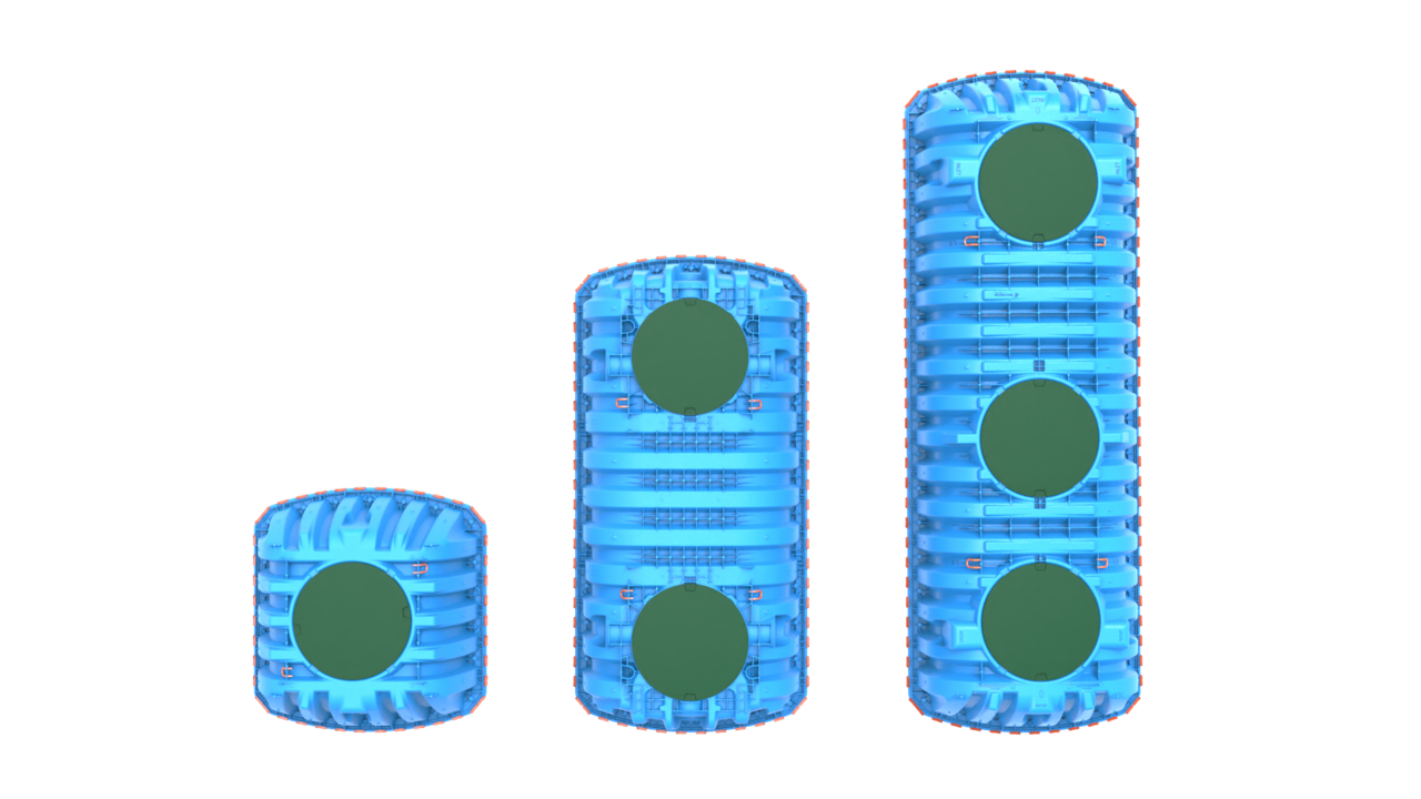 Potable Tank Family - Top Down