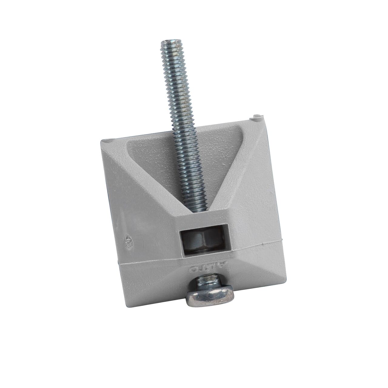 Screw in the Security Clip secures the 12 in. Pro Series Channel Drain Grate into the 12 in. Pro Series Channel Drain (NDS 849)
