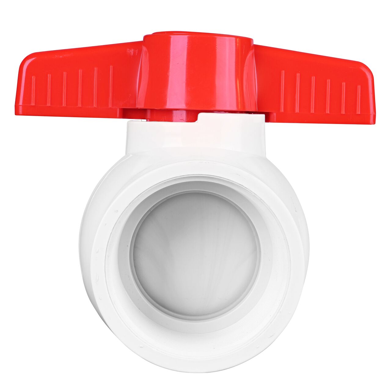 NDS 2 in. PVC IPS Ball Valve have a handle to easily rotate the ball and close off pipelines which is perfect for pool and spa, irrigation, and plumbing installations (NDS E1320-20)