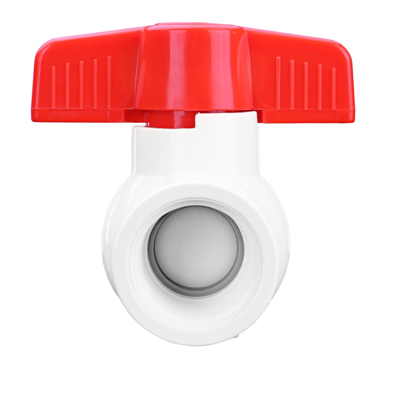 The NDS 1 in. PVC IPS Ball Valve is made of durable material and works with most PVC pipe to transport water and prevent backflow of contaminated water in pressurized systems (NDS E1320-10)