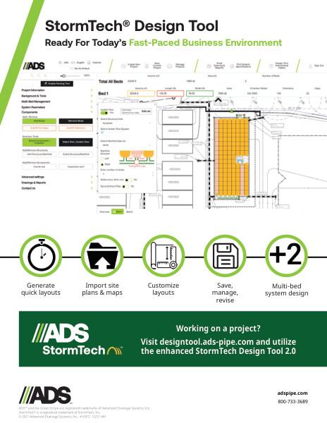 StormTech Design Tool Information Sheet 