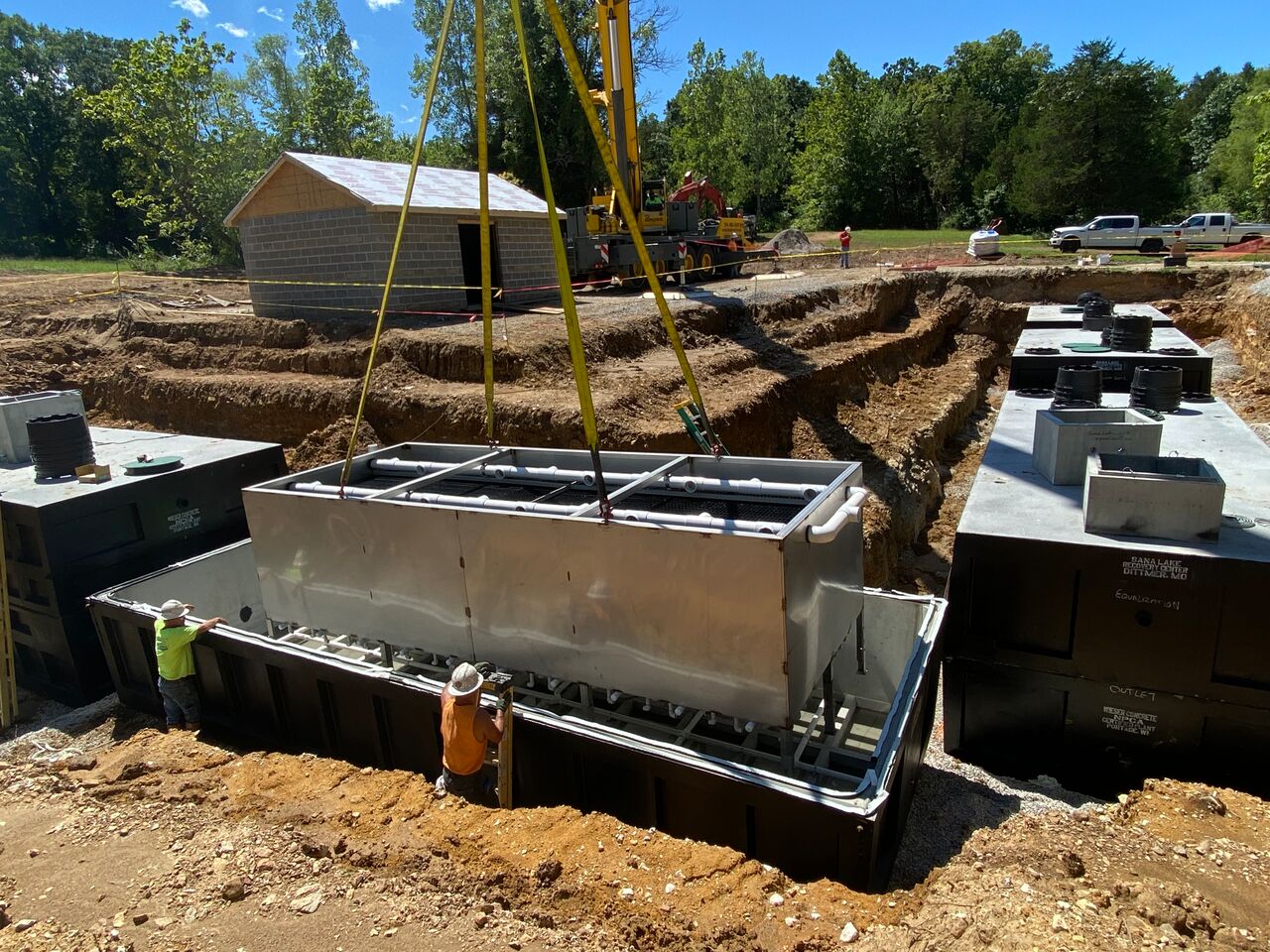 Commercial ECOPOD Install - Sana Lake Recovery Dittmer, MO 3