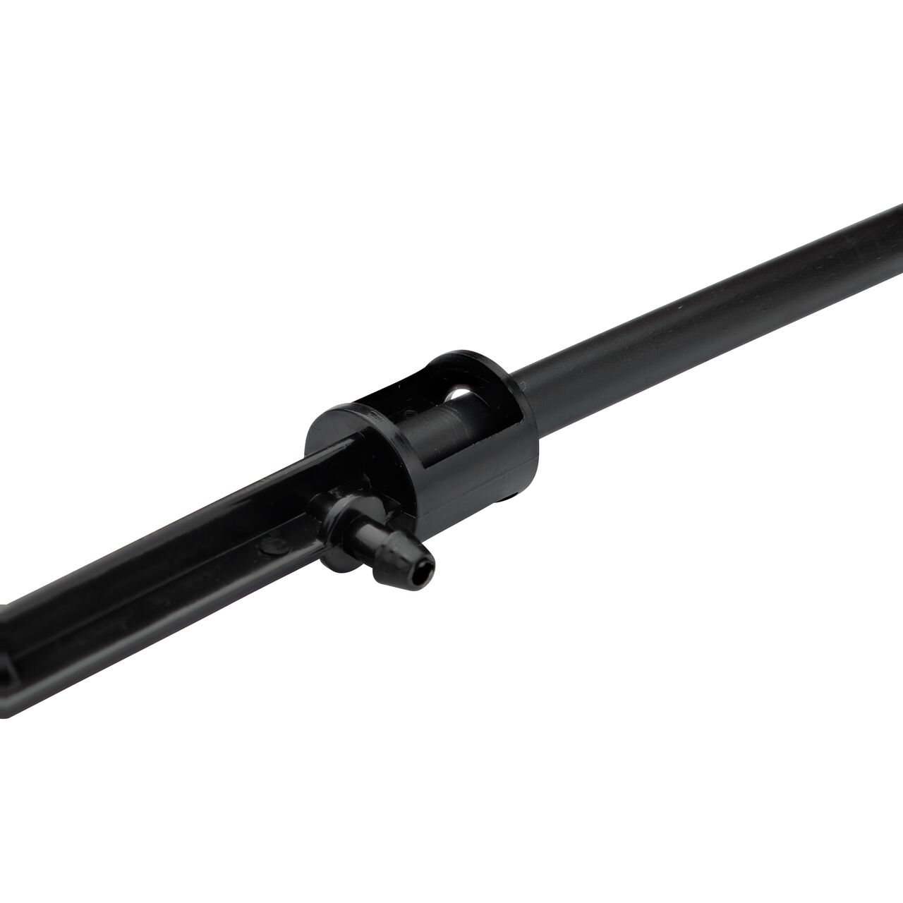 The NDS 6 in Stake with 12 in. Riser includes a barbed connection fitting for distribution tubing (NDS S5R12)