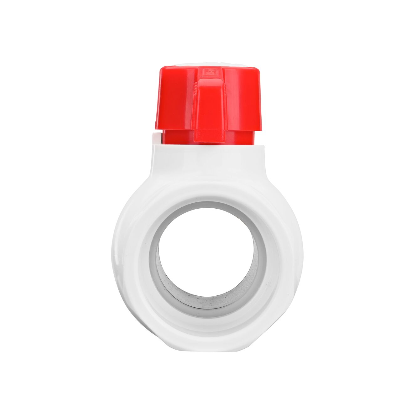 NDS 1-1/2 in. PVC IPS Ball Valve direct water flow one-way through pipes when the ball valve opens that is perfect for pool and spa, irrigation, and plumbing installations (NDS E1410-15)