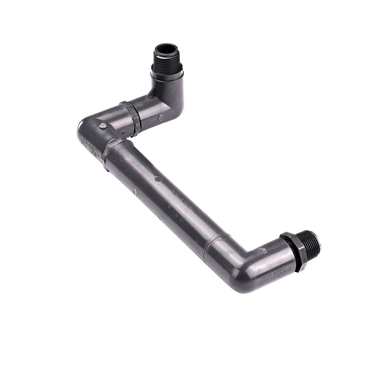 NDS PVC Triple Swing Joints Assembly, Sch. 80 3/4 in. MPT is ideal for placing sprinklers in narrow or uneven areas that pipelines can’t reach (NDS TSA-0750-TT)