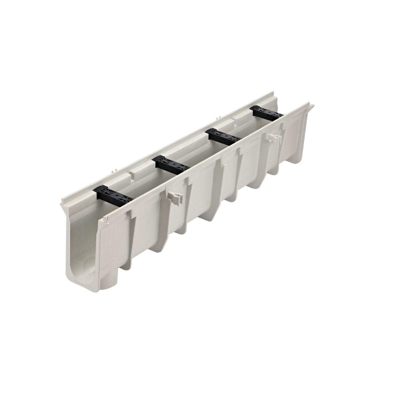 NDS 9.04 in. to 9.37 in. Deep Dura Slope Channel (NDS DS-106), with tongue joints facing camera
