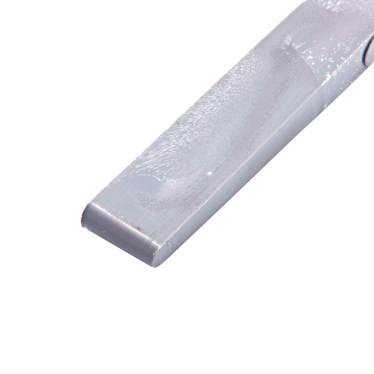 Closeup view of the tip of the NDS 6 in. Profile Channel Installation Stakes (NDS 230, NDS 230B)
