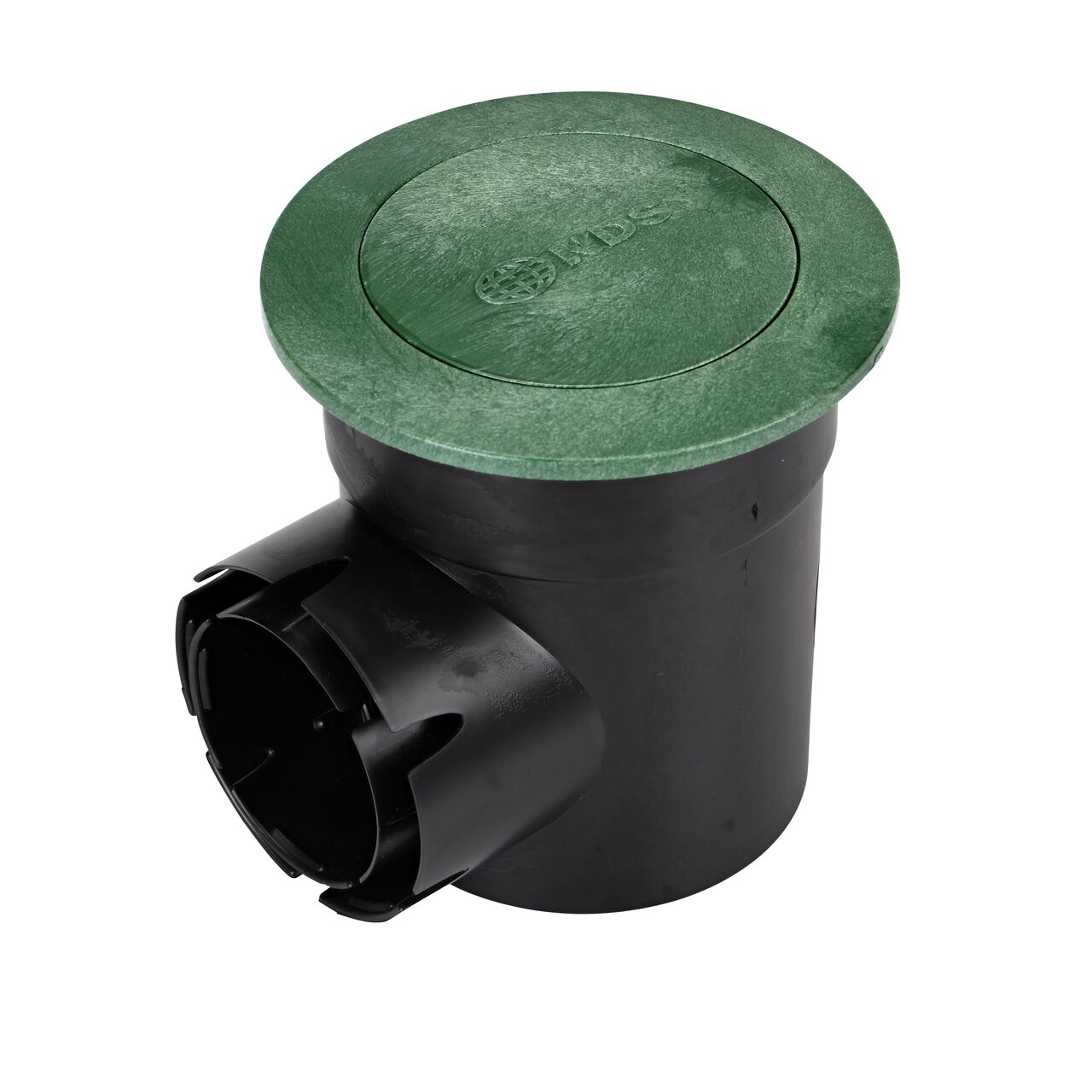Release excess water with the Green Plastic Pop-Up Drainage Emitter with 6 in. Round Spee-D® Catch Basin Drain (NDS 625)