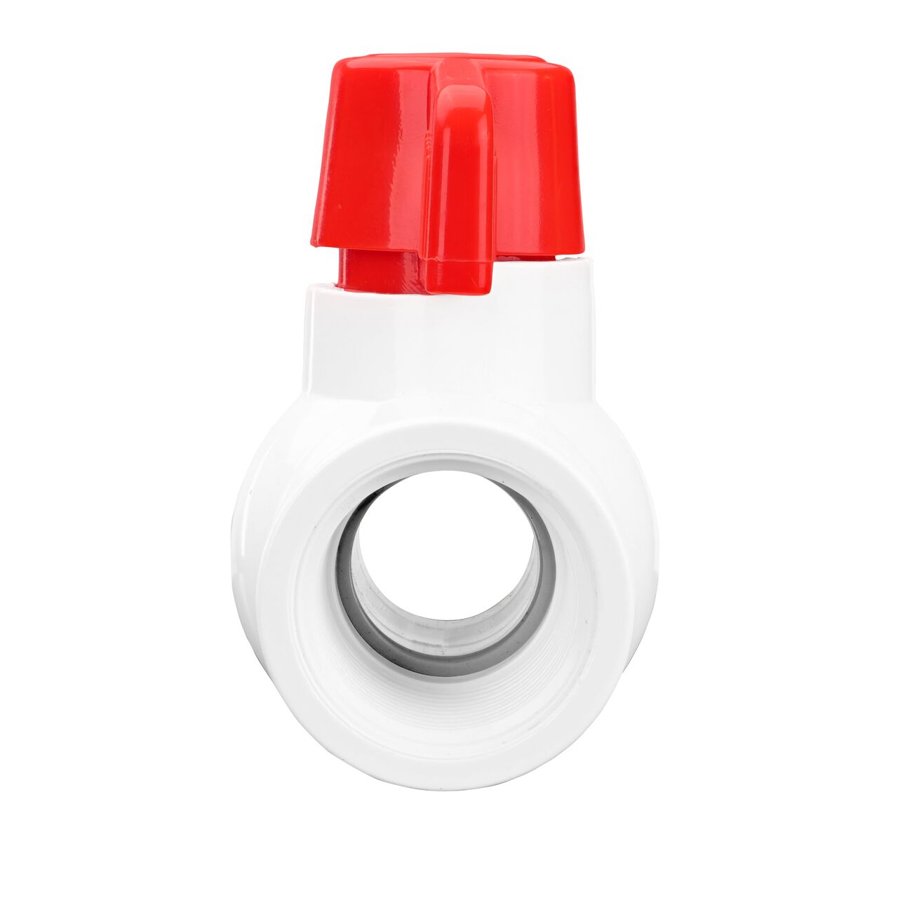 NDS 1 in. PVC IPS Ball Valve have a handle to easily rotate the ball and close off pipelines which is perfect for pool and spa, irrigation, and plumbing installations (NDS E1320-10)