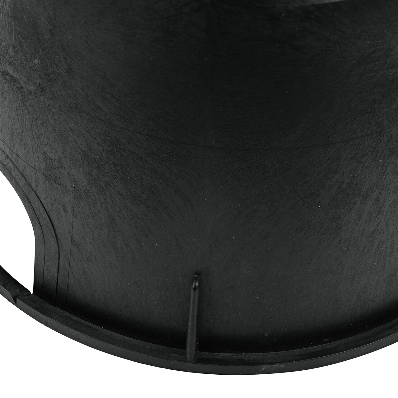 Closeup view of the outside reinforced edges on the NDS 10 in. Round Standard Series Valve Box (NDS 111BCW)