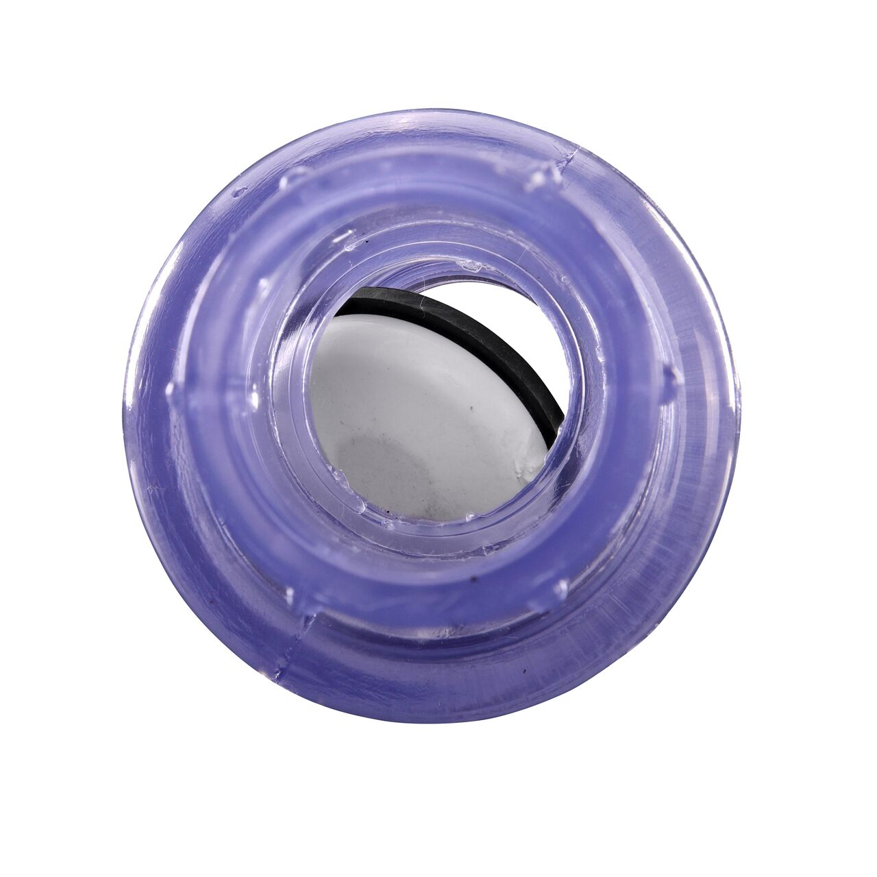 Water is conveyed one-way through the valve when the flap opens on the NDS Clear 3/4 in. slip end by slip end PVC Swing Check Valve (NDS 1520C07)
