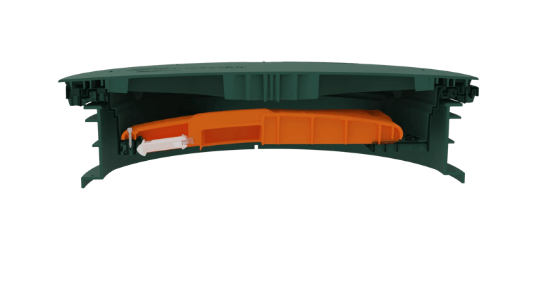 Guardian - Cutaway - 6 inch EZset Riser + Lid