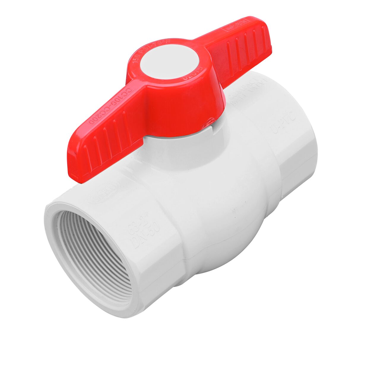 NDS PVC IPS Ball Valve is leak-resistant valve connects two 2 in. FPT Sch. 40 pipe ends in an irrigation or other pressurized system and prevents the backflow of water (NDS E1420-20)