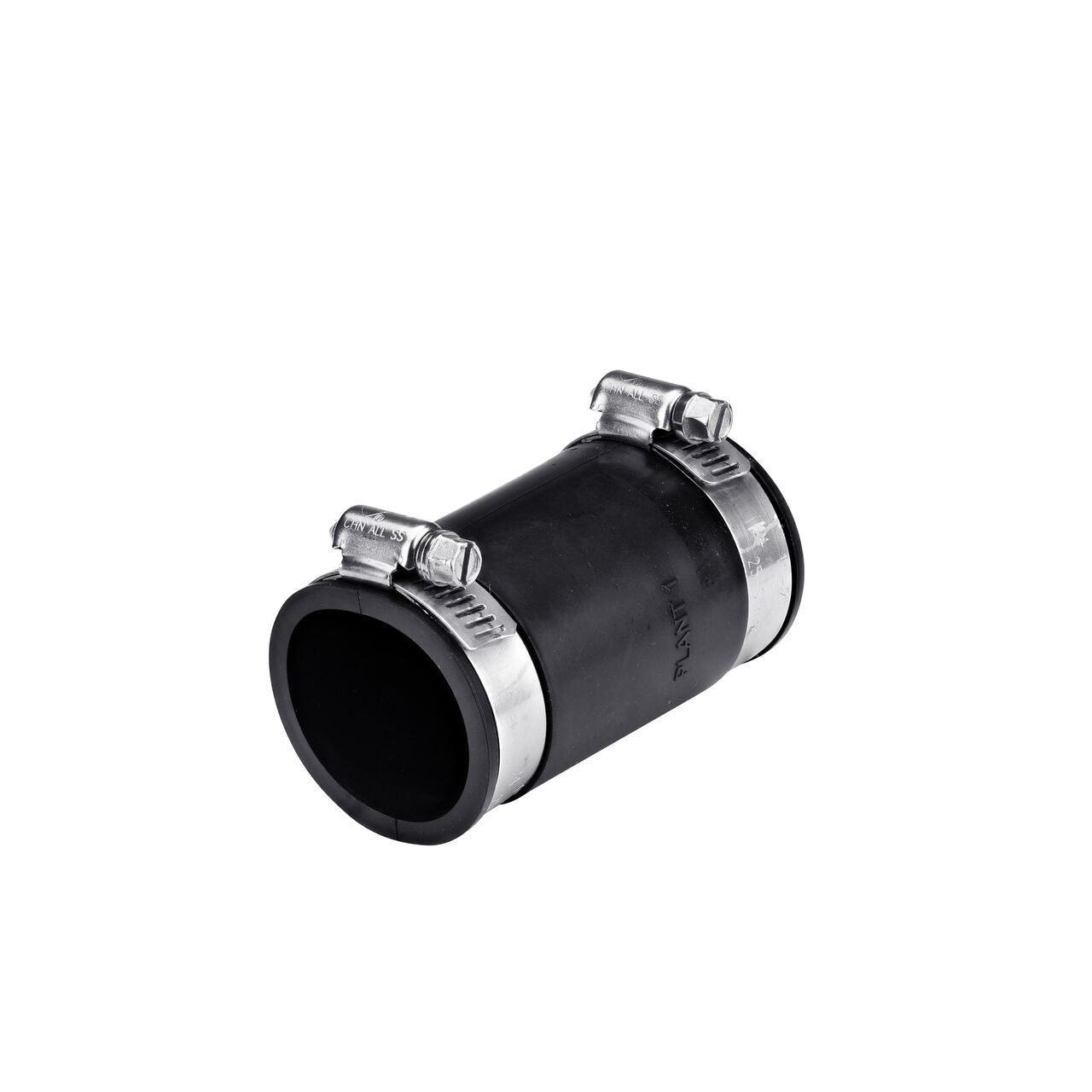The NDS 1-1/4 in. flex coupling connects two cast iron/sewer and drain or DWV/copper/steel/lead pipes (NDS 56-125)