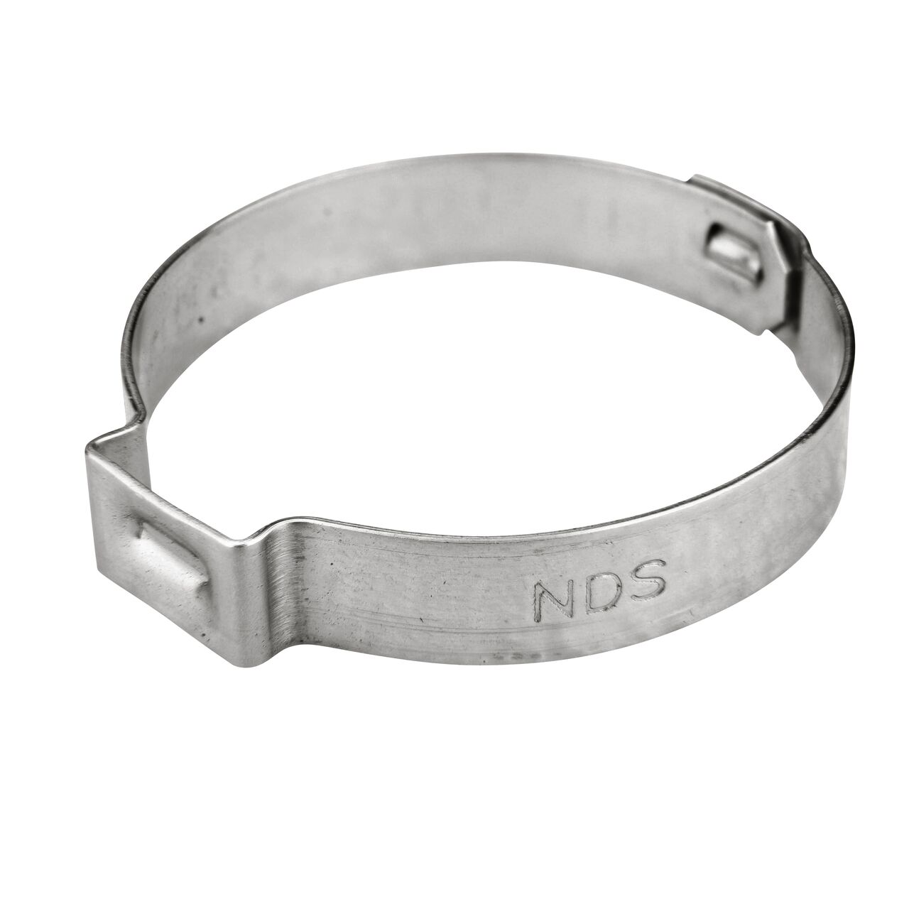 The NDS 346R Stainless Steel Pinch Clamp (NDS NC-155000-021) is engineered for ease of installation, durability and performance with most soft hose and rigid plastic pipe