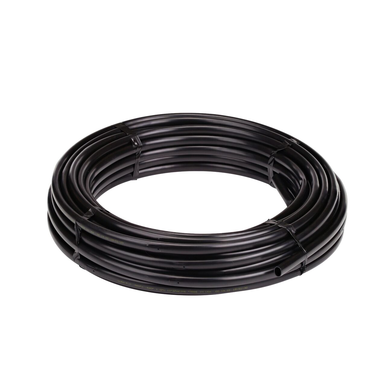 NDS Black Tubing with 1.0 GPH Pressure Compensating Emitters iwth 12 in. Spacing (NDS SFPC-6412-01)