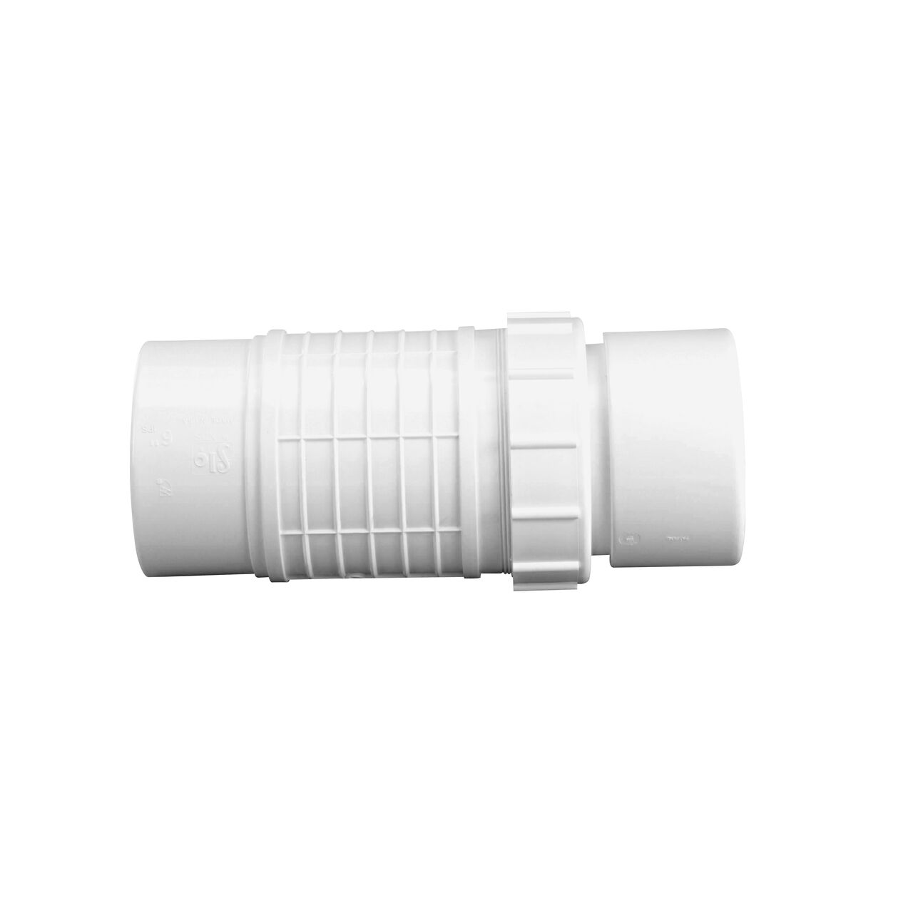 The Pro-Span 6 in. Expansion Repair Coupling (118-60QF) in the compressed position