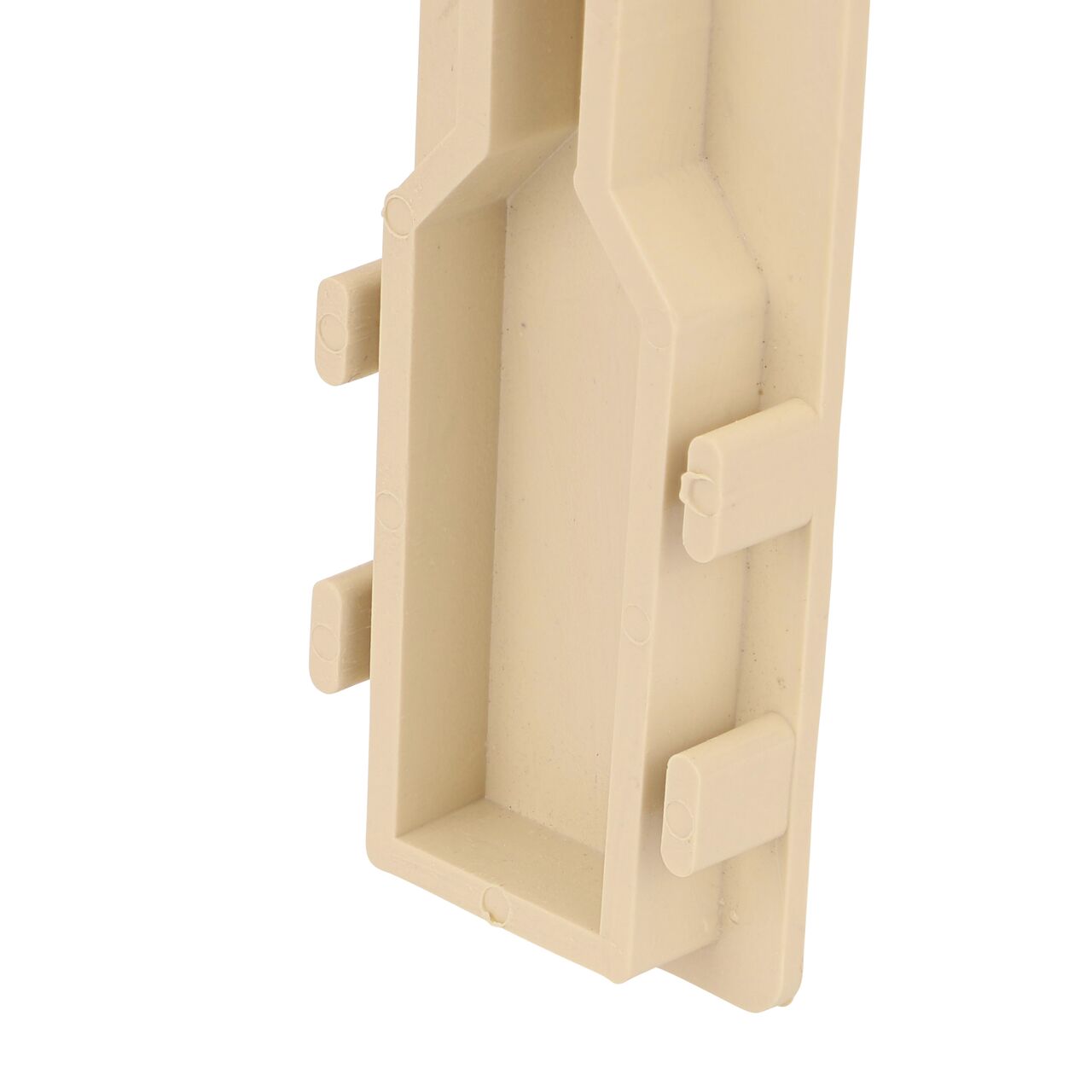 Closeup of the opening of the NDS Sand Micro Channel™ Drain End Plug (NDS 8472)