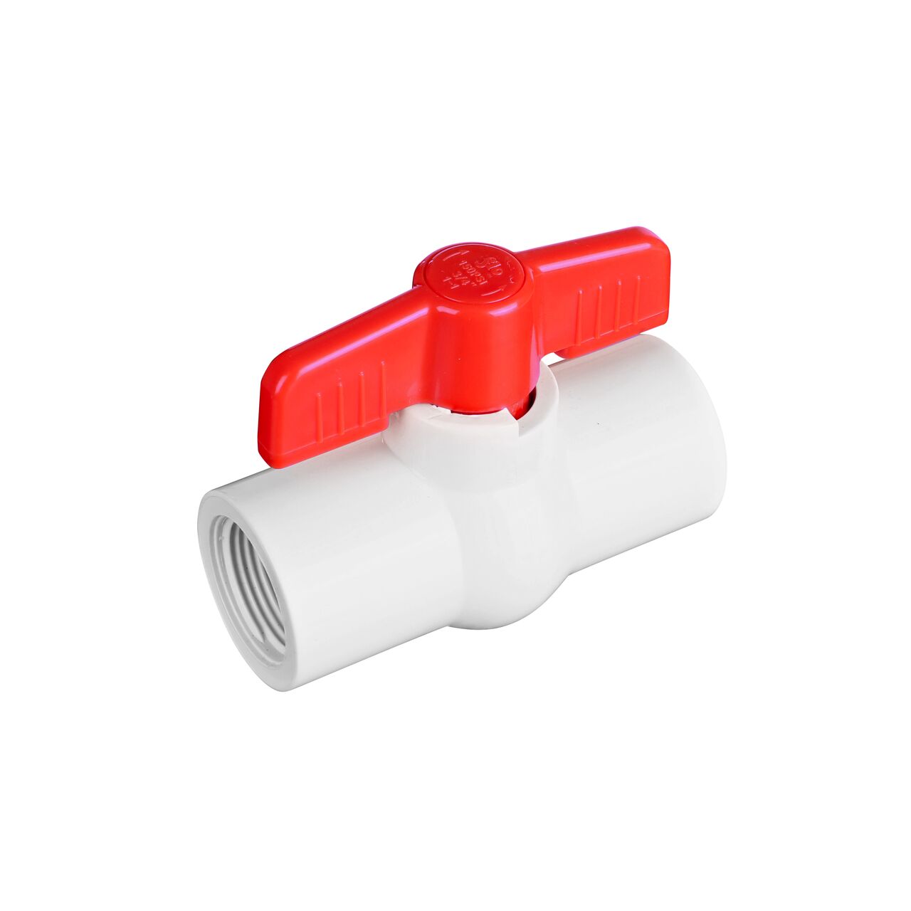 NDS PVC IPS Ball Valve is  leak-resistant valve connects two 3/4 in. FPT Sch. 40 pipe ends in an irrigation or other pressurized system and prevents the backflow of water (NDS E1320-07)